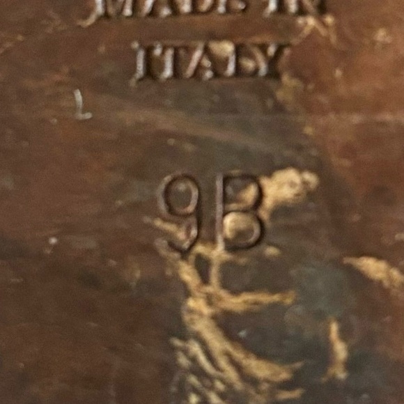 Ralph Lauren Purple Label women’s leather boots with silver buckles Sz 9B - Picture 8 of 9